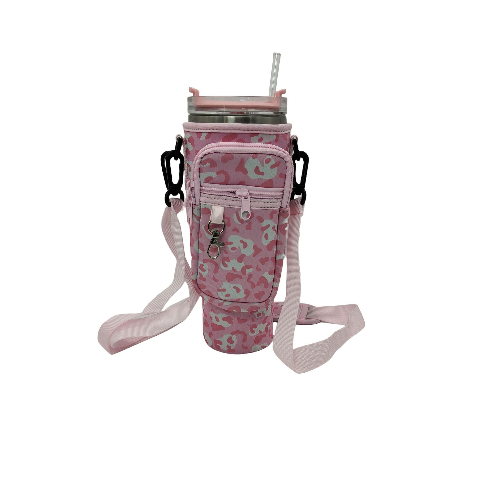 40oz Neoprene Tumbler Sleeve  Cute & Insulated Water Bottle Holder with Handle for Stanley Cups