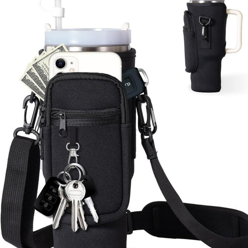 40oz Neoprene Tumbler Sleeve  Cute & Insulated Water Bottle Holder with Handle for Stanley Cups