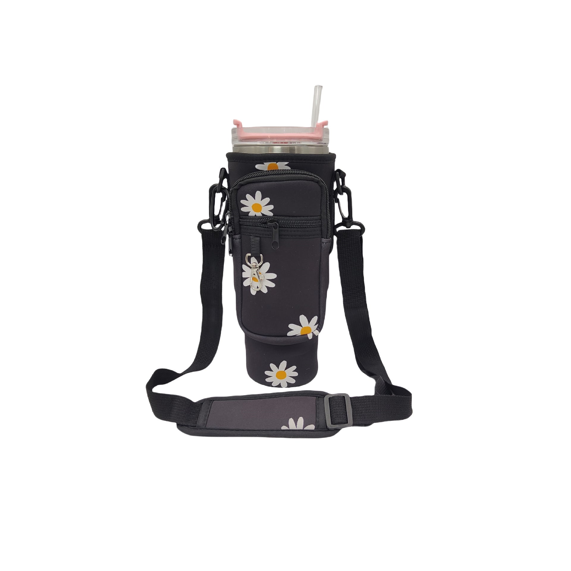 40oz Neoprene Tumbler Sleeve  Cute & Insulated Water Bottle Holder with Handle for Stanley Cups